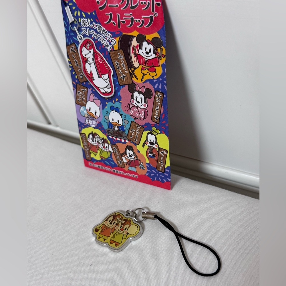 Tokyo Disney Store “Secret Strap” Summer Festival Series - Chip n Dale ONLY